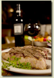 Steak and Wine